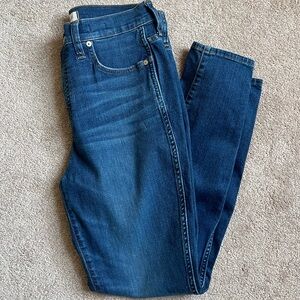 madewell | 10 inch high-rise skinny jeans | size 29